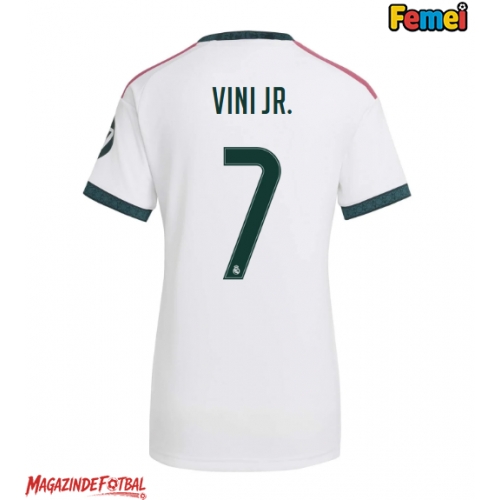 Real Madrid Vinicius Junior #7 Tricou Fotbal Replică 2026-27 Femei Acasa Real Madrid Vinicius Junior #7 Tricou Fotbal Replică 2026-27 Femei Acasa